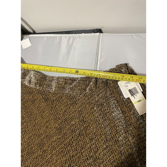 Jones New York Woman's Textured Office Wear Skirt 18W Rayon & Silk Blend - Picture 15 of 15